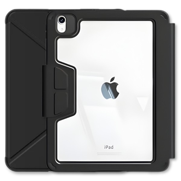 Фото - Чохол для планшета BeCover Rugged Origami Transparent з кріпленням для Apple iPad Air 11'' M4 2026 Black (715176)